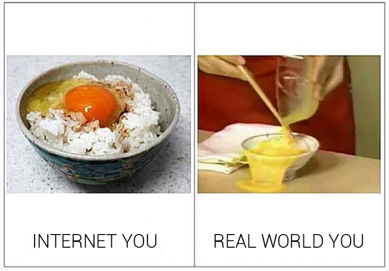 Illustration for article titled Japan's "Internet You Vs. the Real You" Meme